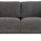 SOFAKONCEPT Elea 2,5 pers. sofa - antracitgrt stof og sort metal