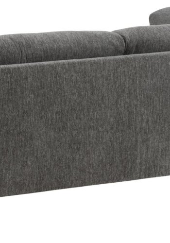 SOFAKONCEPT Elea 2,5 pers. sofa - antracitgrt stof og sort metal
