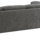 SOFAKONCEPT Elea 2,5 pers. sofa - antracitgrt stof og sort metal