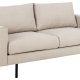 SOFAKONCEPT Toril 2,5 pers. sofa - beige stof og sort metal