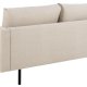 SOFAKONCEPT Toril 2,5 pers. sofa - beige stof og sort metal