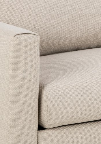 SOFAKONCEPT Toril 2,5 pers. sofa - beige stof og sort metal