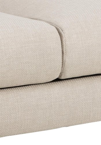 SOFAKONCEPT Toril 2,5 pers. sofa - beige stof og sort metal