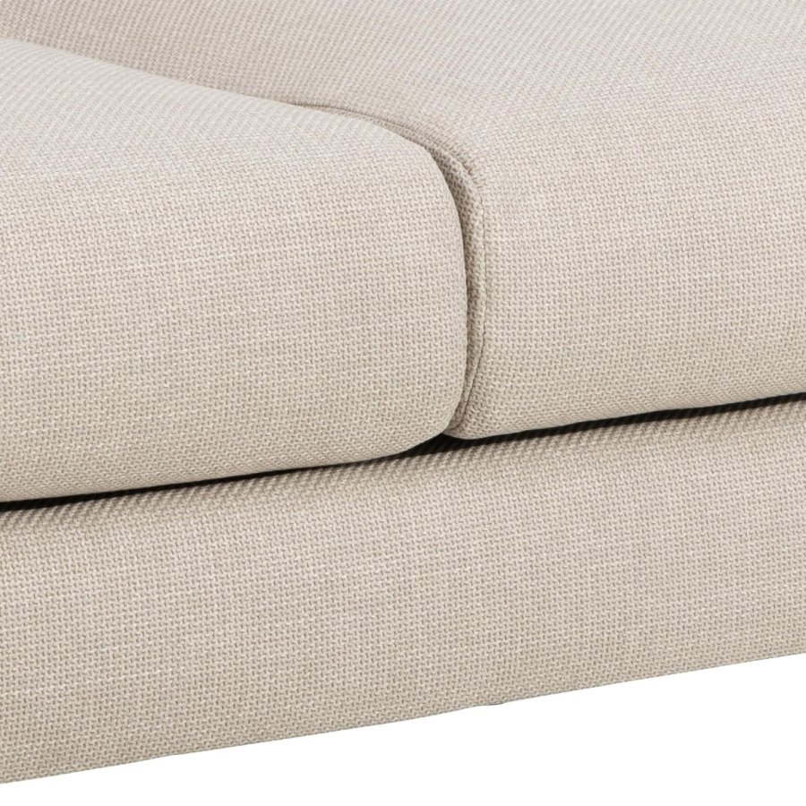 SOFAKONCEPT Toril 2,5 pers. sofa - beige stof og sort metal