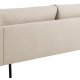 SOFAKONCEPT Toril 3 pers. sofa - beige stof og sort metal