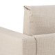 SOFAKONCEPT Toril 3 pers. sofa - beige stof og sort metal