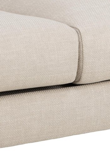 SOFAKONCEPT Toril 3 pers. sofa - beige stof og sort metal