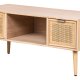 NORDLYS Akita TV-bord, m. 2 skuffer - brun rattan og tr (100x42)