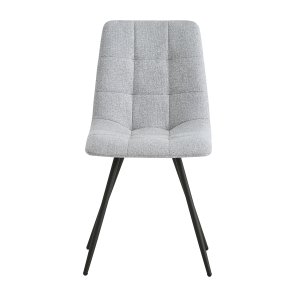 NORDLYS Bjrn spisebordsstol - gr stof og sort metal