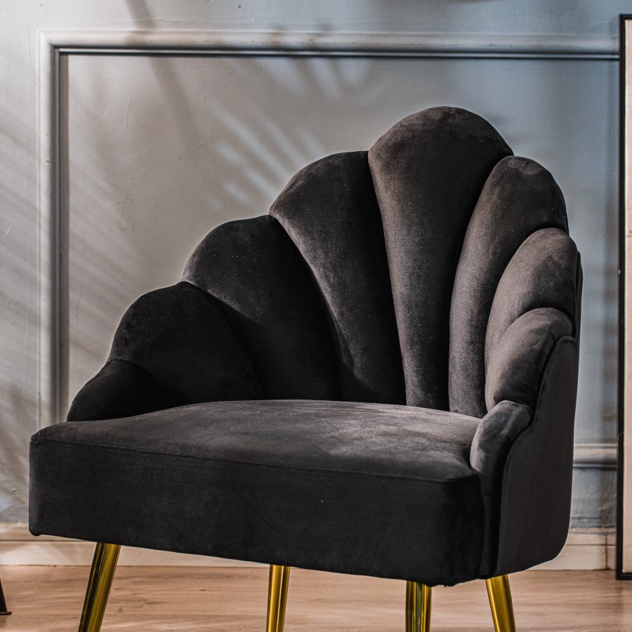 NORDLYS - Lnestol med metal ben