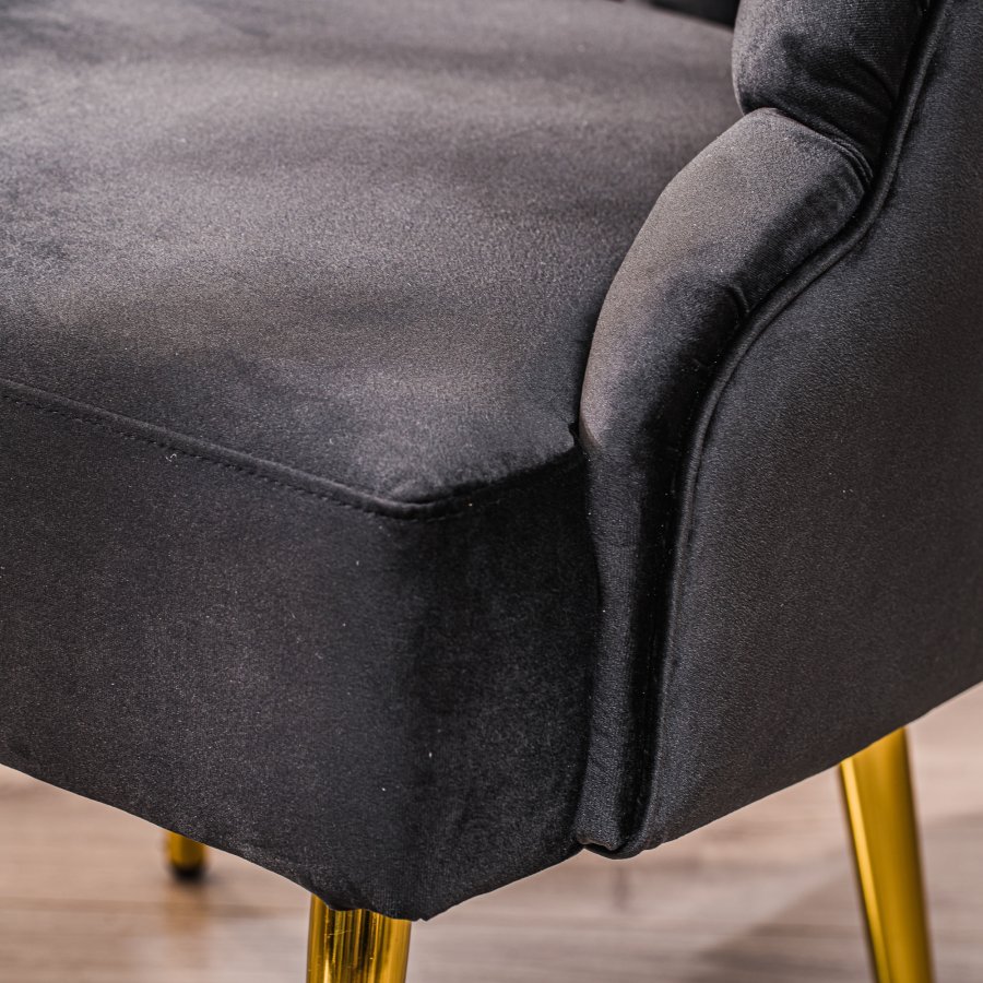 NORDLYS - Lnestol med metal ben