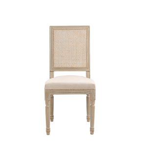 NORDLYS Cambridge spisebordsstol - beige stof og gummitr