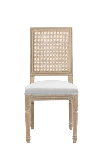 NORDLYS Cambridge spisebordsstol - gr stof og gummitr