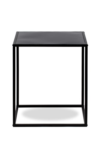NORDLYS Hagen sidebord, kvadratisk - sort metal (45x45)