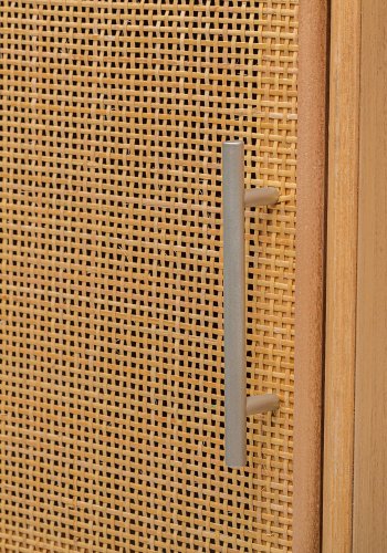 NORDLYS Kanoya sengebord, m. 1 lge - brun rattan og bg (40x38)