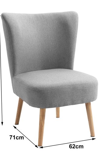 NORDLYS Kyoto lnestol - gr stof og natur bg