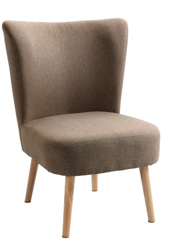 NORDLYS Kyoto lnestol - brun stof og natur bg