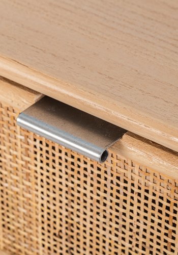 NORDLYS Manilla kommode, m. 3 skuffer - brun rattan og tr