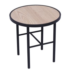 NORDLYS Mihara sidebord - sort metal og natur fyrretr (40)