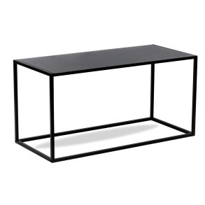 NORDLYS Monroe sofabord, rektangulr - sort metal (90x40)