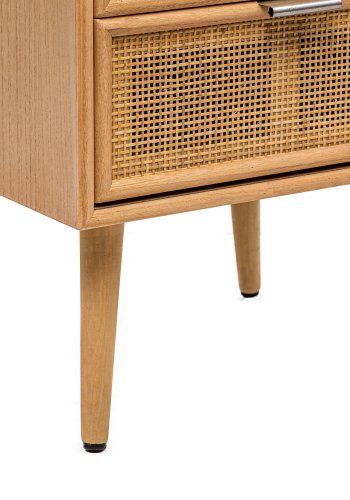 NORDLYS Nagoya kommode, m. 3 skuffer - brun rattan og bg