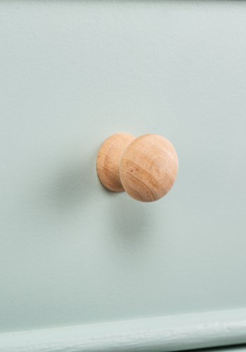 NORDLYS Narita sengebord, m. 1 skuffe - mintgrn tr og natur bg (40x36)