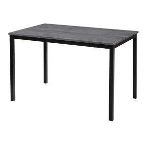 NORDLYS Newport spisebord, rektangulr - gr tr og metal (120x75)