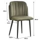  Nordlys  NORDLYS Nora spisebordsstol - grn fljl og metal