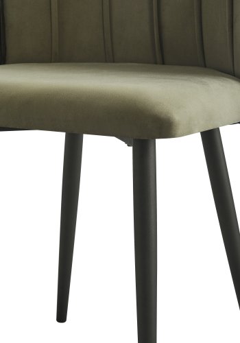  Nordlys  NORDLYS Nora spisebordsstol - grn fljl og metal