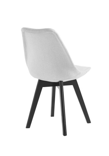 NORDLYS Nyborg spisebordsstol - gr stof og bg