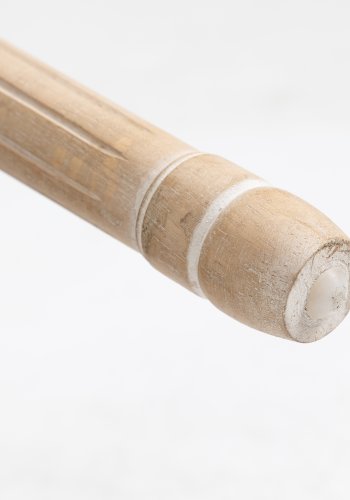 NORDLYS Richelieu spisebordsstol - beige stof og gummitr