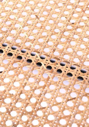 NORDLYS Sapporo sofabord, rektangulr - rattan og sort metal (91,5x46)