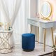 NORDLYS Soka puf, rund - bl fljl og brun tr (35)