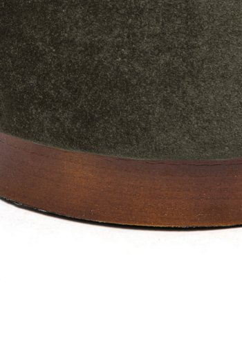 NORDLYS Soka puf, rund - brun fljl og brun tr (35)