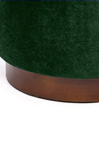 NORDLYS Soka puf, rund - grn fljl og brun tr (35)