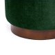 NORDLYS Soka puf, rund - grn fljl og brun tr (35)