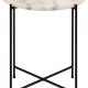 ACT NORDIC Avila sidebord, rund - hvid Guangxi marmor og sort stl (42)