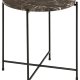 ACT NORDIC Avila sidebord, rund - brun Emperador marmor og sort stl (42)