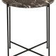 ACT NORDIC Avila sidebord, rund - brun Emperador marmor og sort stl (42)