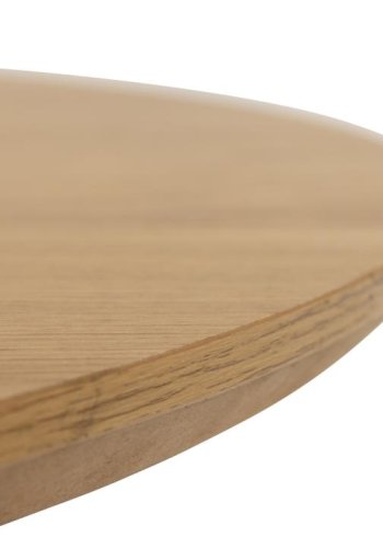 ACT NORDIC Yale sofabord, rund - natur vild eg melamin (80)
