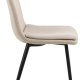 ACT NORDIC Becca spisebordsstol - beige stof og sort stl