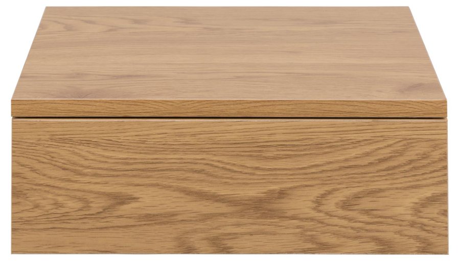 ACT NORDIC Avignon vghngt natbord, m. 1 skuffe - natur vild eg papir MDF (37x32)