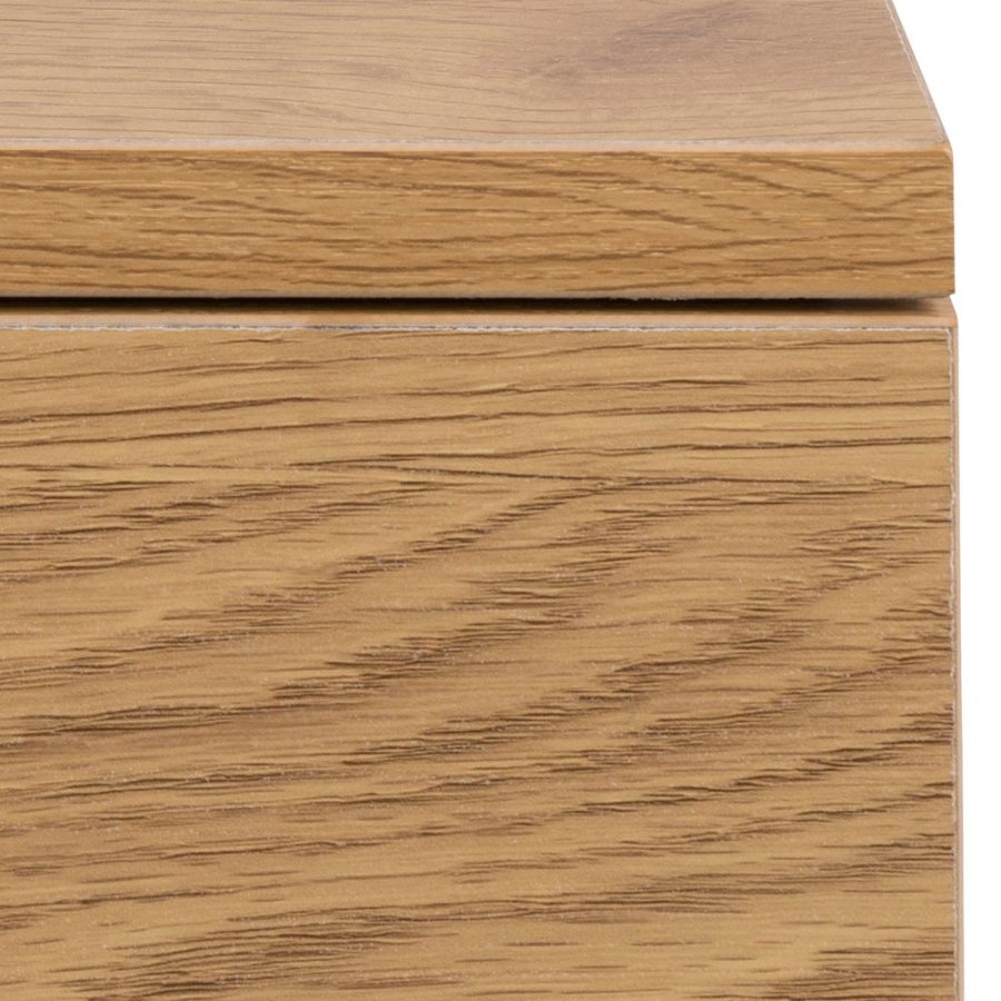 ACT NORDIC Avignon vghngt natbord, m. 1 skuffe - natur vild eg papir MDF (37x32)