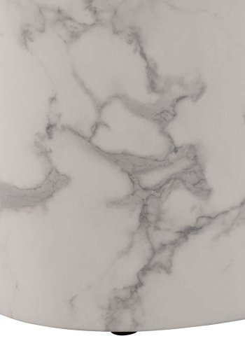 ACT NORDIC Mice sofabord, oval - hvid Carrara papir med marmorm�nster (s�t af 2)