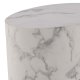 ACT NORDIC Mice sofabord, oval - hvid Carrara papir med marmorm�nster (s�t af 2)