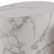 ACT NORDIC Mice sofabord, oval - hvid Carrara papir med marmorm�nster (s�t af 2)