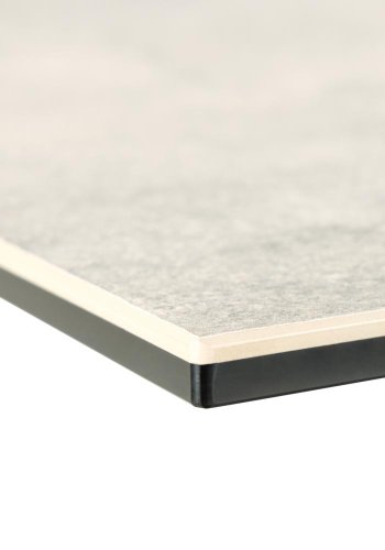 ACT NORDIC Heaven spisebord, rektangulr - gr keramik og sort stl (200x100)