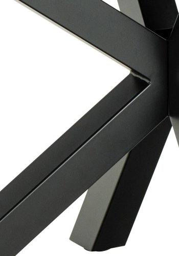 ACT NORDIC Heaven spisebord, rektangulr - gr keramik og sort stl (200x100)