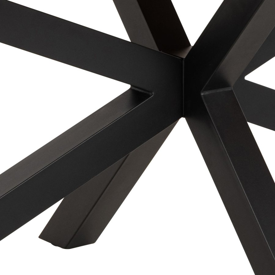 ACT NORDIC Heaven spisebord, oval - natur vild eg finèr og sort stl (220x100)