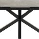 ACT NORDIC Heaven spisebord, m. 1 tillgsplade - sort keramik|glas og sort stl (168/210x90)